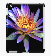Luminous Blue Water Lily iPad Case/Skin