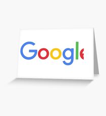 New Google Logo Greeting Card
