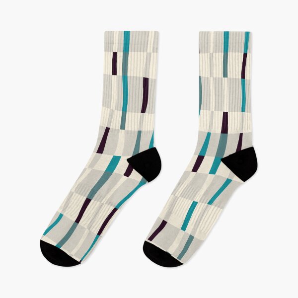 Item preview, Irregular hand drawn stripes in a grid designed and sold by BrankaPD.