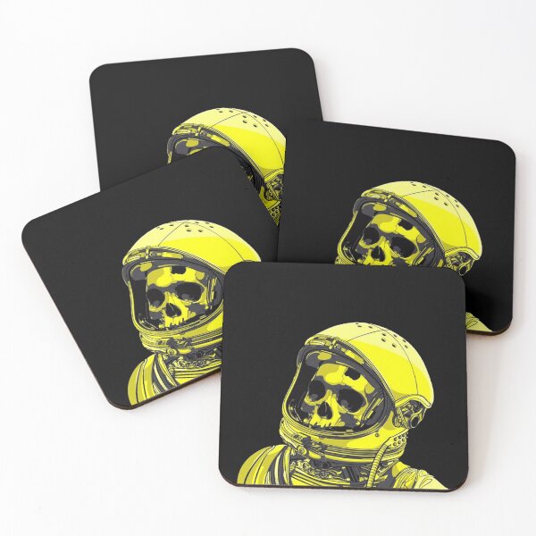 Item preview, Yellow Skeleton Astronaut designed and sold by PODLizardWizard.