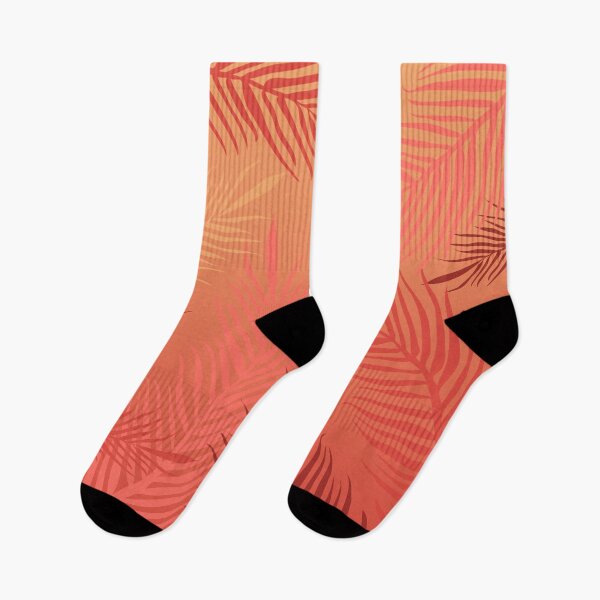 Item preview, Living coral palm leaves designed and sold by BrankaPD.
