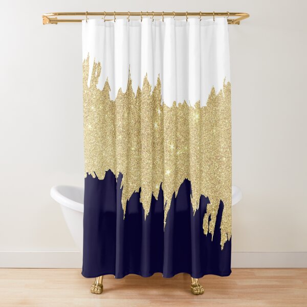 Navy Blue Shower Curtains | Redbubble