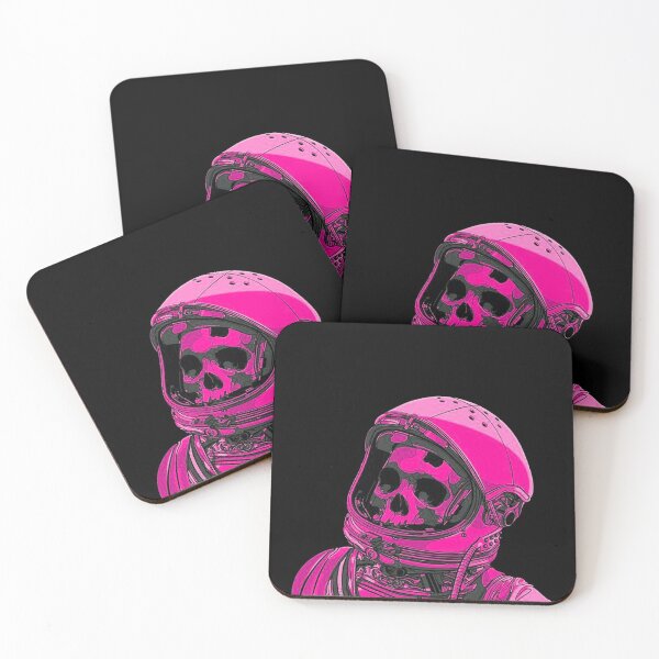 Item preview, Pink Skeleton Astronaut designed and sold by PODLizardWizard.