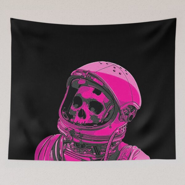Item preview, Pink Skeleton Astronaut designed and sold by PODLizardWizard.