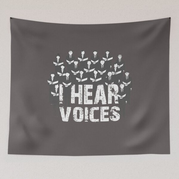 Item preview, Choir Teacher Director I Hear Voices Funny Chorister Gift designed and sold by niftee.