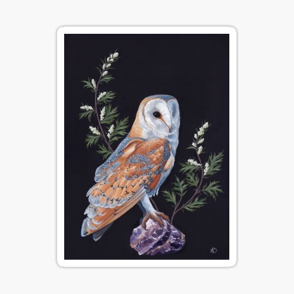Item preview, Barn Owl & Mugwort designed and sold by adorwardartist.