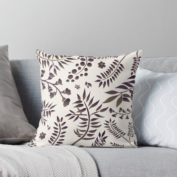 Item preview, Botanical pattern on light beige background designed and sold by BrankaPD.