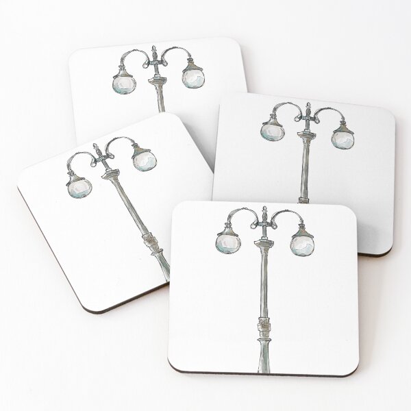 Item preview, Watercolor hand drawn sketch illustration of Street light designed and sold by FuzzyLogicKate.
