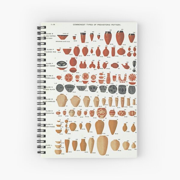 Petrie's Pottery Seriation Spiral Notebook