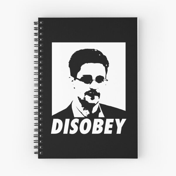 Item preview, Snowden Disobey (White) designed and sold by TheLastStand.