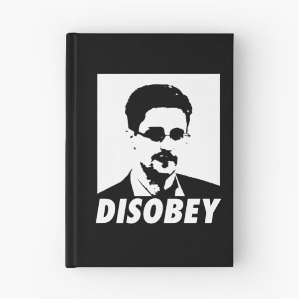 Item preview, Snowden Disobey (White) designed and sold by TheLastStand.