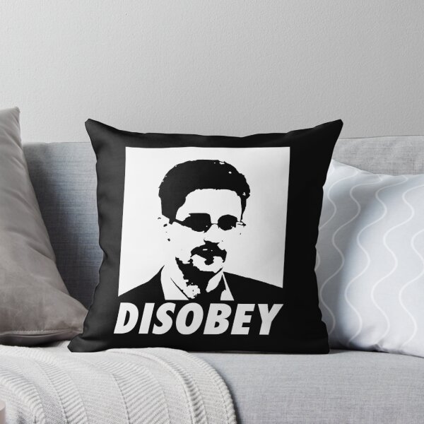 Item preview, Snowden Disobey (White) designed and sold by TheLastStand.