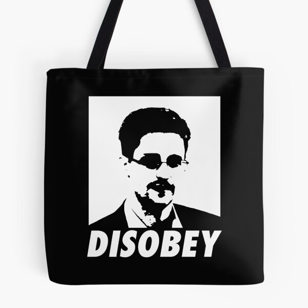 Item preview, Snowden Disobey (White) designed and sold by TheLastStand.