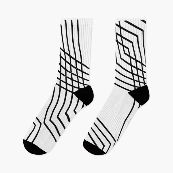Item preview, Abstract geometric pattern - black and white. designed and sold by K.S ART.