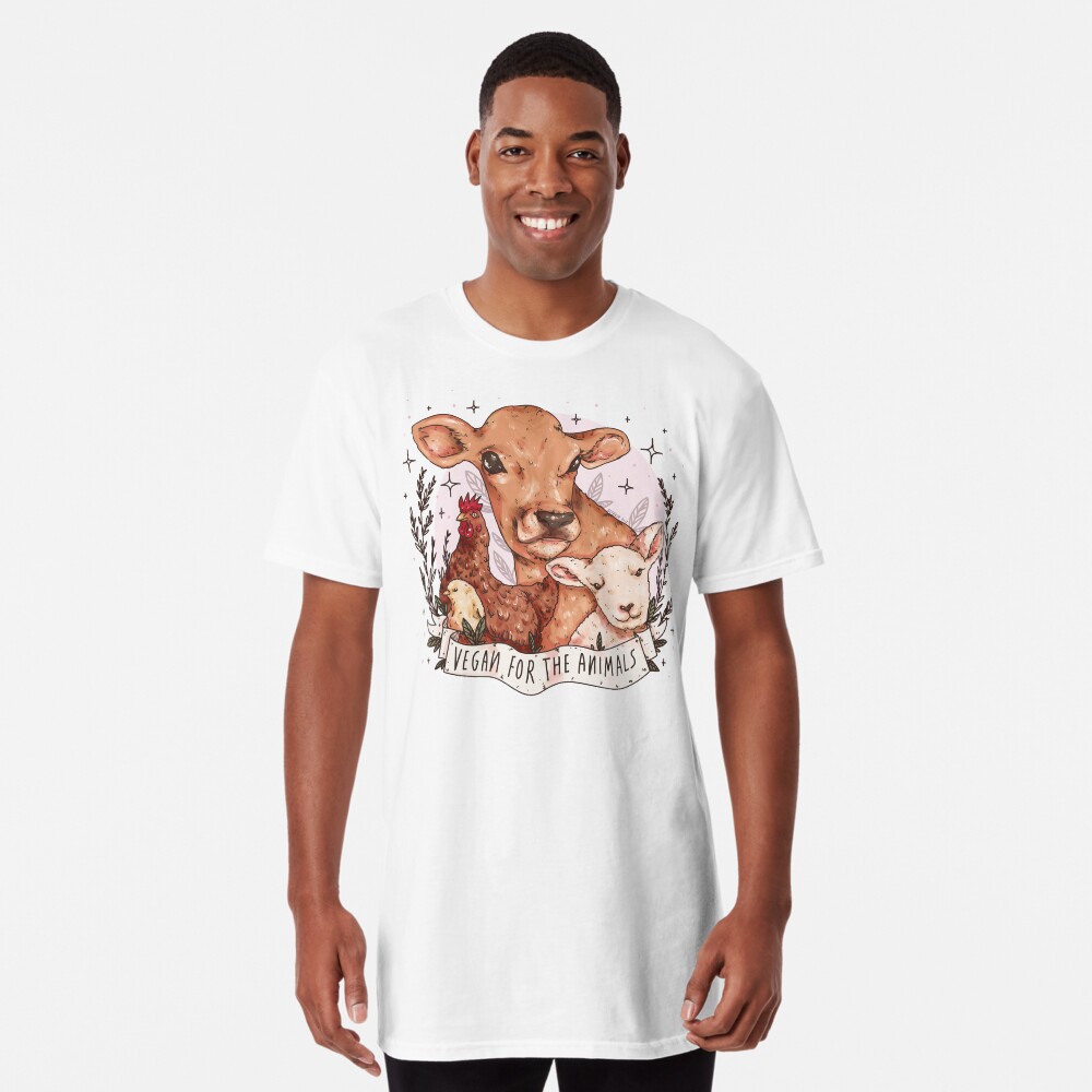 vegan for the animals shirt