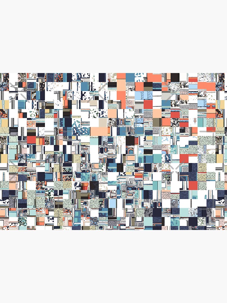 Colorful Chaotic Pattern by perkinsdesigns