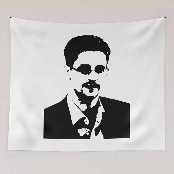 Item preview, Edward Snowden Silhouette (Black) designed and sold by TheLastStand.