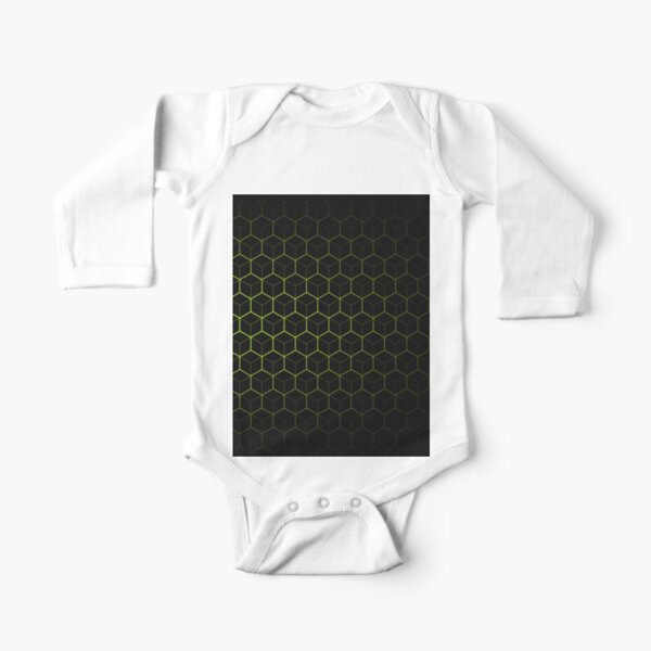 Very Cool, Super Awesome and kind of Pretty Amazing Abstract Pattern Long Sleeve Baby One-Piece