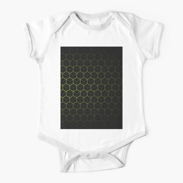 Very Cool, Super Awesome and kind of Pretty Amazing Abstract Pattern Short Sleeve Baby One-Piece