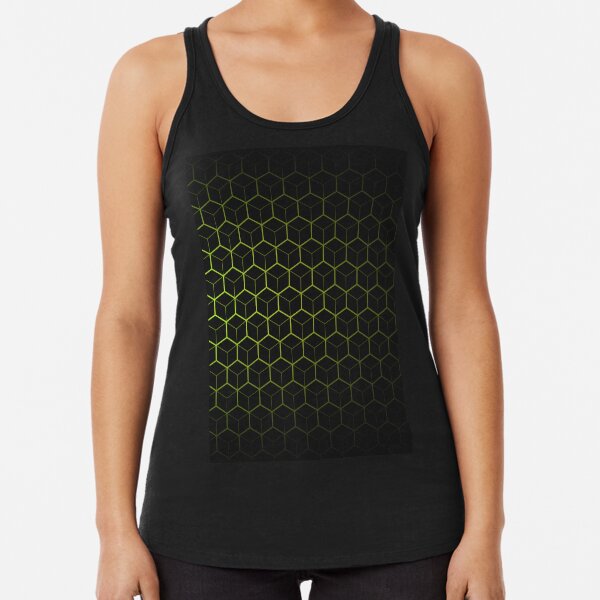 Very Cool, Super Awesome and kind of Pretty Amazing Abstract Pattern Racerback Tank Top