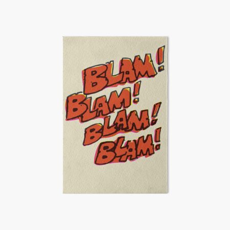 Blam Art Board Prints | Redbubble