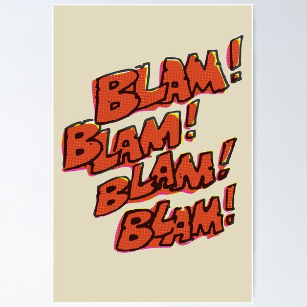 Artikel-Vorschau von BLAM! BLAM! BLAM! BLAM!, designt und verkauft von MStyborski.