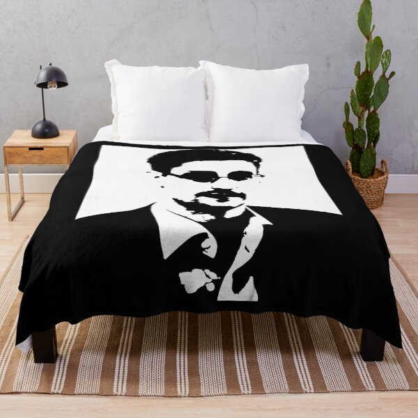 Item preview, Edward Snowden Silhouette (White) designed and sold by TheLastStand.