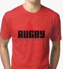 Rugby "No Opponents Just Victims" Tri-blend T-Shirt