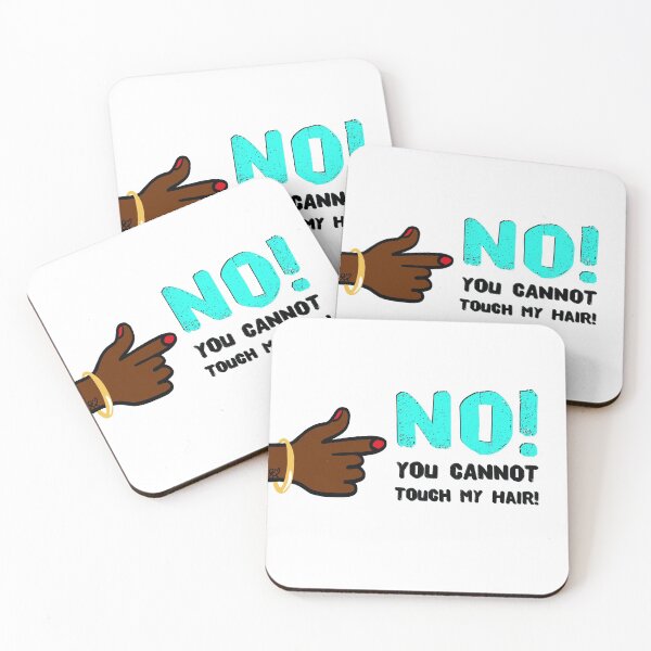 Item preview, No! You Can’t Touch My Hair designed and sold by blackgirljoy.