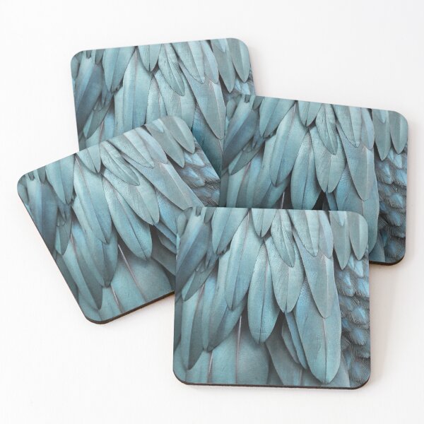 Item preview, FEATHERS METALLIC BLUE by Monika Strigel designed and sold by SunlightStudios.