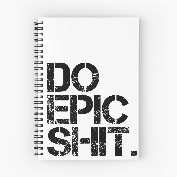 Item preview, Do Epic Shit - Minimal Black and white print - Motivational Poster designed and sold by Studio Grafiikka.