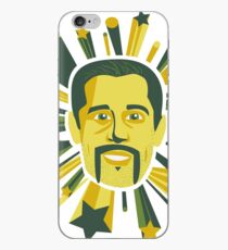 Mustachioed Aaron Rodgers iPhone Case