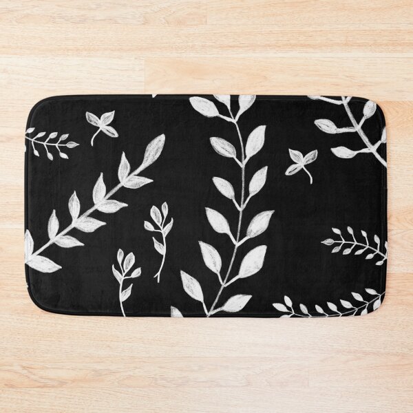 Item preview, White Leaves Pattern #3 #drawing #decor #art designed and sold by Anita's & Bella's Art.