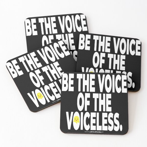 Item preview, Be the voice of the voiceless. - Vegan Activist Graphics #takingblindfoldsoff 88 designed and sold by blindfoldsoff.