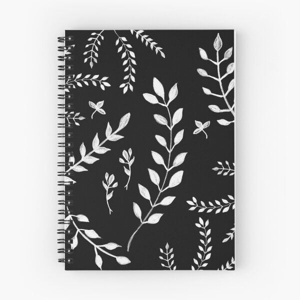 Item preview, White Leaves Pattern #3 #drawing #decor #art designed and sold by Anita's & Bella's Art.