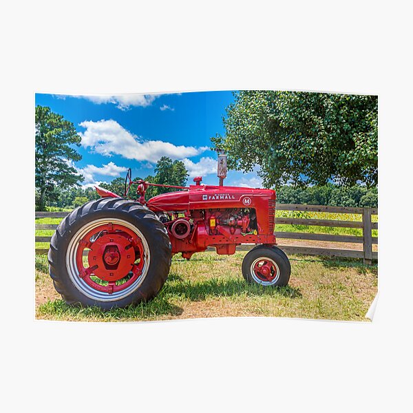 A3 Tractor Poster Mc Cormick Farmell International D-320