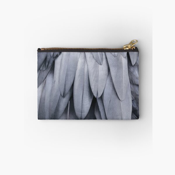 Item preview, PARROT FEATHERS STEAL GREY by Monika Strigel designed and sold by SunlightStudios.