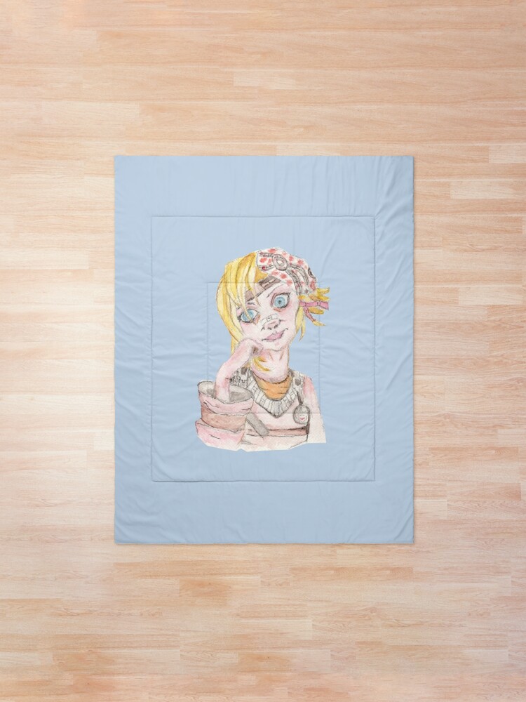 Alternate view of Tiny Tina Borderlands Fan Art Comforter