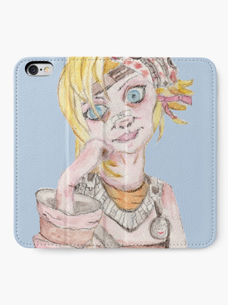 Alternate view of Tiny Tina Borderlands Fan Art iPhone Wallet