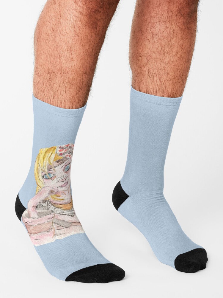 Alternate view of Tiny Tina Borderlands Fan Art Socks