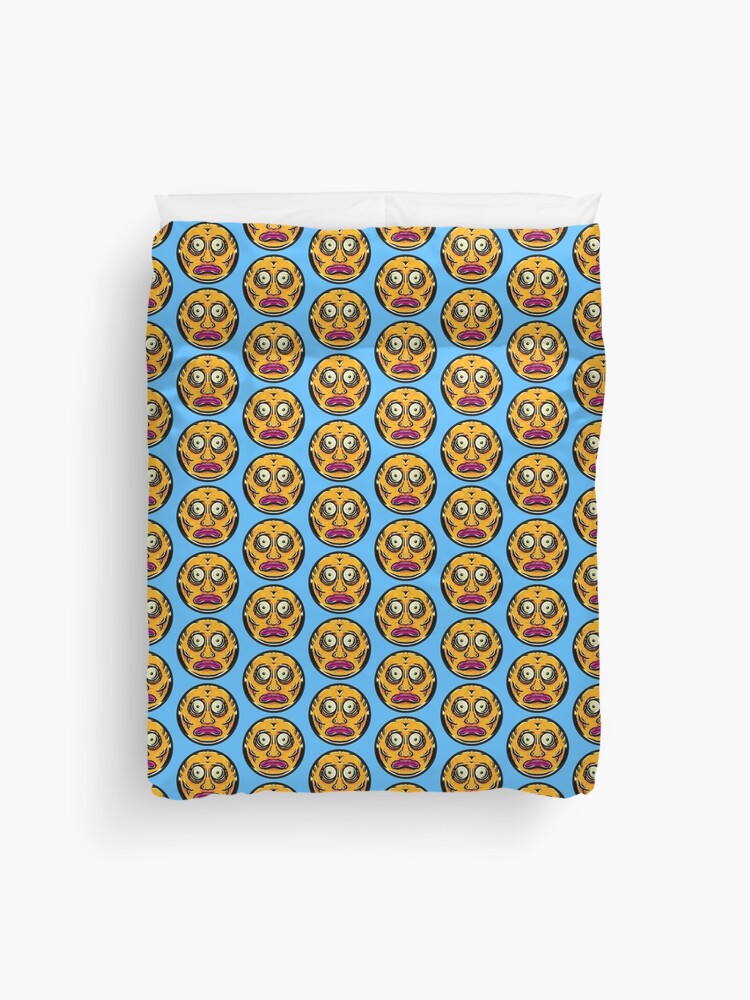 Thumbnail 1 of 2, Duvet Cover, Sticker Face designed and sold by strangethingsA.