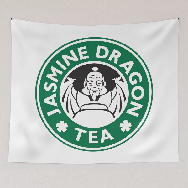 Item preview, Jasmine Dragon Fine Tea Shop Logo ATLA Parody designed and sold by Pong Lizardo.