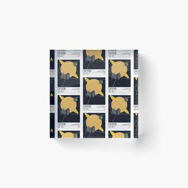 Cassini Huygens Probe Acrylic Block