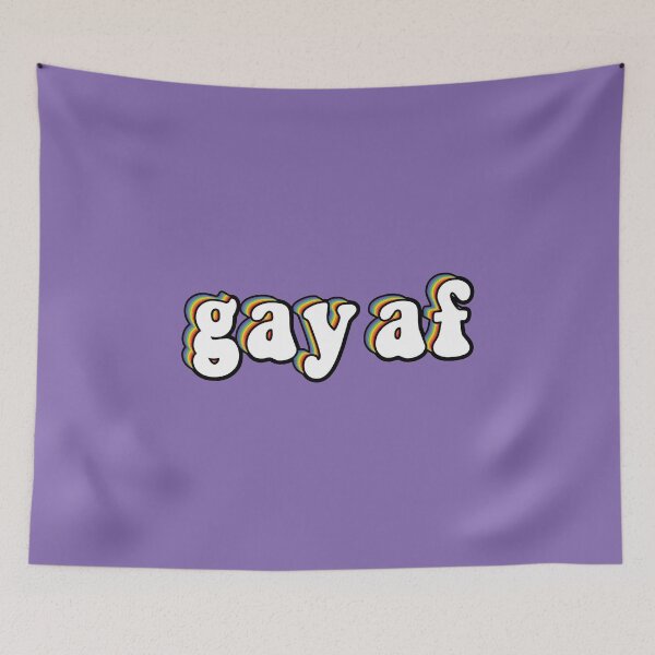Item preview, gay af (rainbow shadow) designed and sold by brenda-lee.
