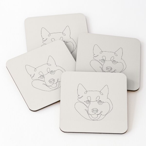 Item preview,  One Line Shiba Inu designed and sold by Huebucket.