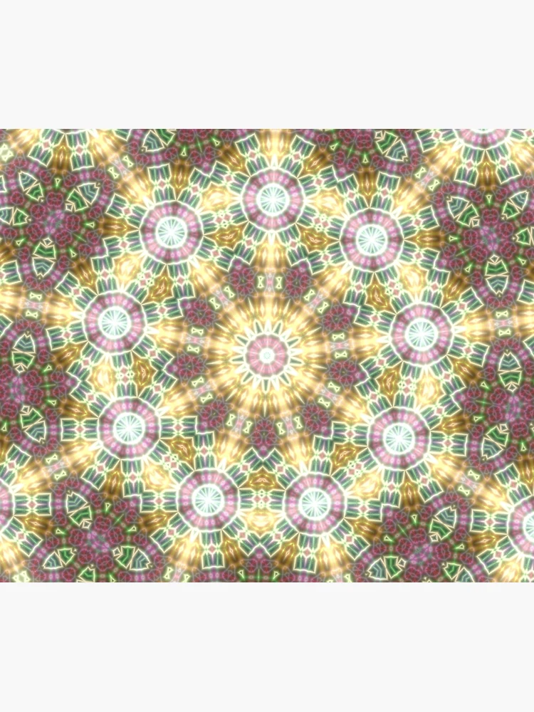 Thumbnail 2 of 2, Postcard, Colorful Mandala designed and sold by brupelo.