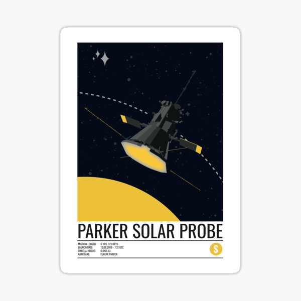 The Parker Solar Probe Sticker