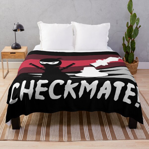 Item preview, Checkmate Ninja Pawn Chess Master designed and sold by cartoonice.