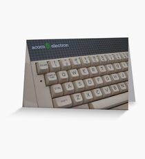 Acorn Electron Greeting Card