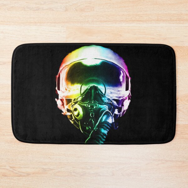 Item preview, Colorful Fighter Pilot Helmet designed and sold by Rott515.